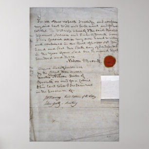 Poster Will de l'amiral Lord Nelson