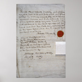 Poster Will de l'amiral Lord Nelson