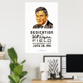 Poster Will Rogers Field 1941 WPA (Bureau à domicile)