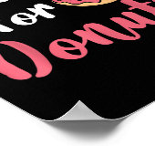 Poster Will Run For Donuts - Motivation Fitness Life  (Coin)