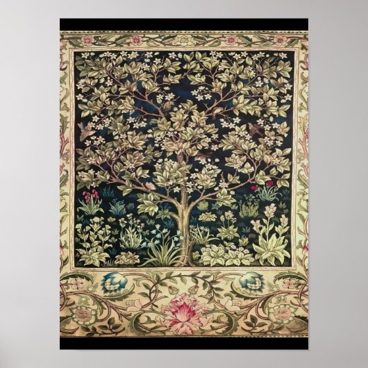 Poster Willam Morris de beaux designs et créations, Vint (Devant)