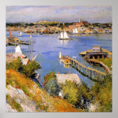 Poster Willard Metcalf, Port de Gloucester, Soleil (Devant)