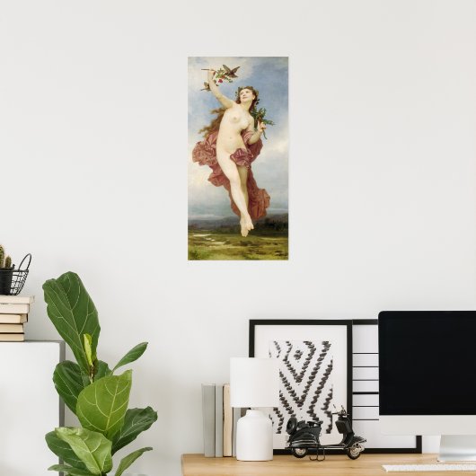 Poster William-Adolphe Bouguereau (Bureau à domicile)