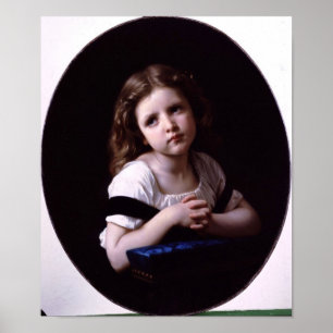 Poster William-Adolphe Bouguereau-La Prière