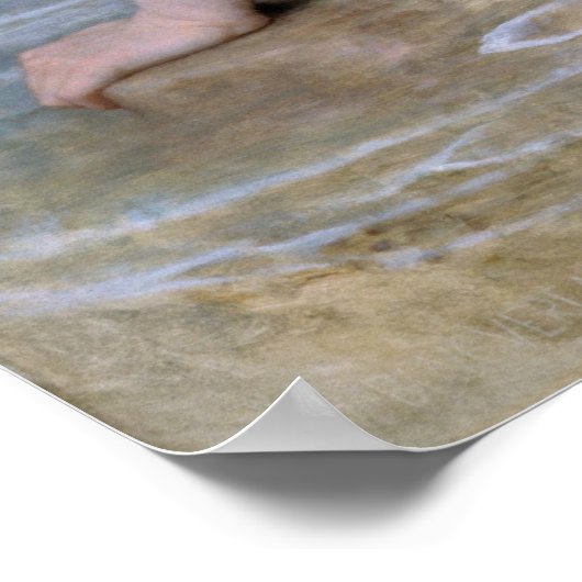 Poster William-Adolphe Bouguereau-La Vague (Coin)