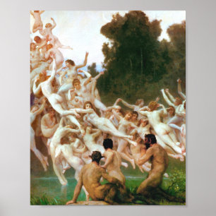 Poster William Adolphe Bouguereau Les Oreades 1902