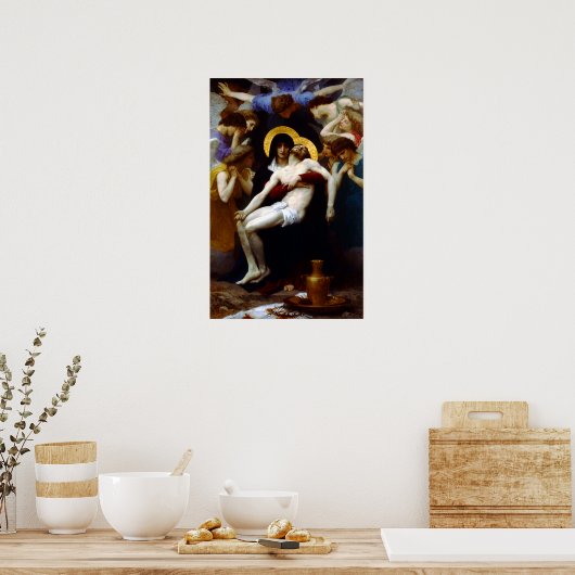 Poster William-Adolphe Bouguereau Pieta (Cuisine)
