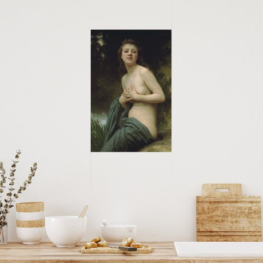 Poster William-Adolphe Bouguereau-Spring Breeze (Cuisine)