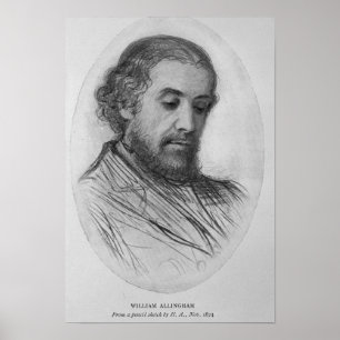Poster William Allingham, 1874