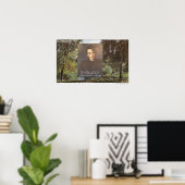 Poster William B. Yeats Citation de la sagesse "Grève ave (Bureau à domicile)