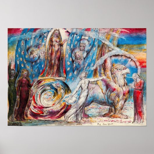 Poster William Blake Beatrice (Devant)
