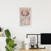 Poster William Blake | Chansons d'innocence; Jeunes enfan (Bureau à domicile)