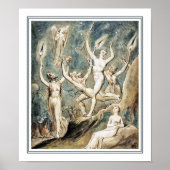 Poster William Blake : Comus avec ses Révélateurs (Devant)