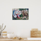 Poster William Blake Dante coule des trois bêtes (Cuisine)