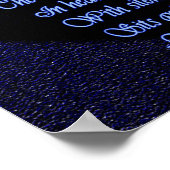 Poster William Blake "Je dois chercher la mienne" (Coin)