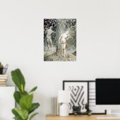Poster William Blake La tentation et la chute d'Eve (Bureau à domicile)