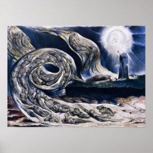 Poster William Blake l'affiche de tourbillon d'amants