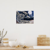 Poster William Blake L'affiche des amants Whirlwind (Cuisine)