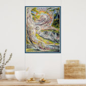 Poster William Blake : Le mystérieux rêve de Milton (Cuisine)