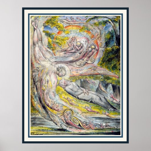Poster William Blake : Le mystérieux rêve de Milton (Devant)