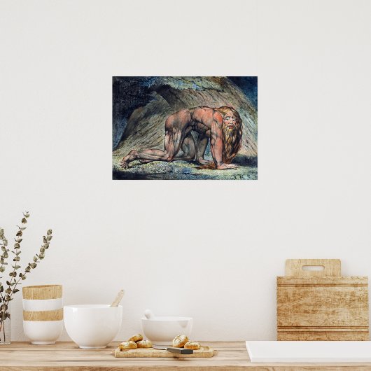 Poster William Blake Nebucadnetsar (Cuisine)