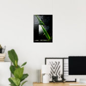 Poster William Blake "plaisir silencieux" poème citation (Bureau à domicile)