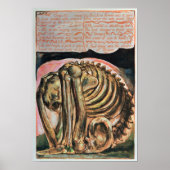 Poster William Blake | The creation of Urizen in material (Devant)