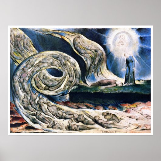 Poster William Blake : Un tourbillon d'amoureux (Devant)