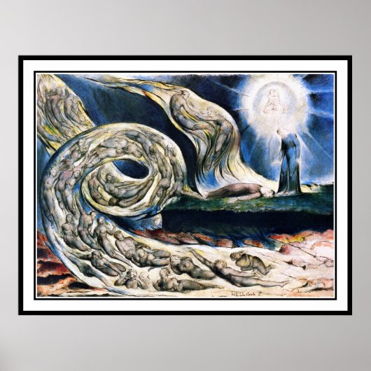 Poster William Blake : Un tourbillon d'amoureux (Devant)