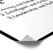 Poster William, Boy Personnalisé Nom Définition (Coin)