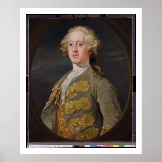 Poster William Cavendish, marqueur de Hartington, 4 aout (Devant)