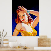 Poster William Fulton Soare : Couvre-pâte Menace (Cuisine)