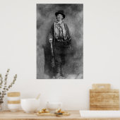 Poster William H. Bonney, Billy Kid Old West (Cuisine)