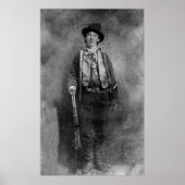 Poster William H. Bonney, Billy Kid Old West (Devant)