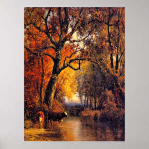 Poster William Hart, The Winter's Edge, fine art