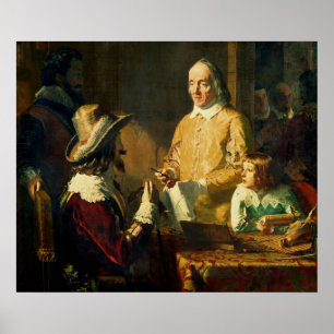 Poster William Harvey manifestant à Charles I