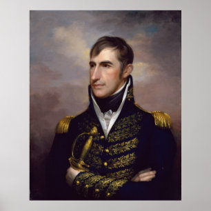 Poster WILLIAM HENRY HARRISON Portrait de Rembrandt Peale