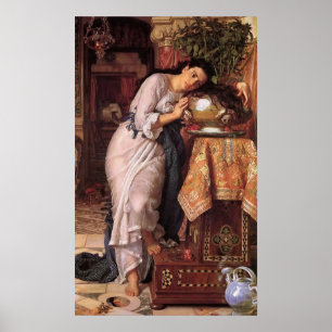 Poster William Holman Hunt Isabella et le Pot de Basil