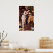 Poster William Holman Hunt Isabella et le Pot de Basil (Cuisine)