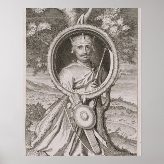 Poster William II 'Rufus' (c.1056-1100) Roi d'Angleterre  (Devant)