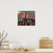 Poster William J. Glackens Parade, Carré de Washington (Cuisine)