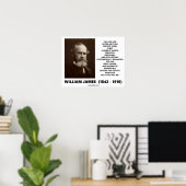 Poster William James Mass Of Habits Destiny Citation (Bureau à domicile)