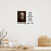 Poster William James Mass Of Habits Destiny Citation (Cuisine)
