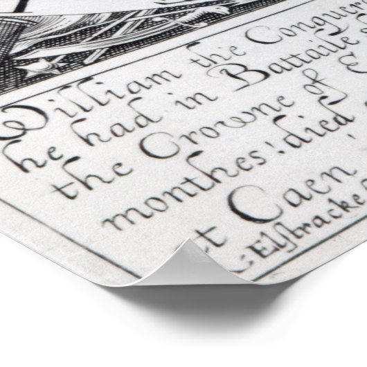 Poster William le Conquérant, 1618 (Coin)