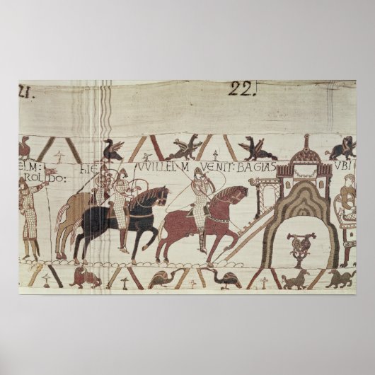 Poster William le Conquérant arrive à Bayeux (Devant)