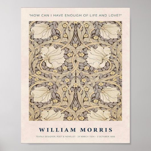 Poster william morris (Devant)
