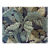 Poster William Morris Acanthus Feuilles (Devant)