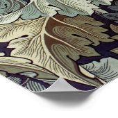 Poster William Morris Acanthus Feuilles (Coin)