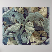 Poster William Morris Acanthus Feuilles (Devant)