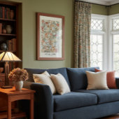 Poster William Morris Acanthus Mission Style 